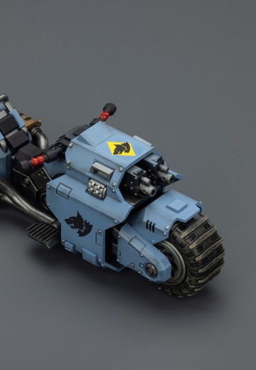 战锤40000 太空野狼 掠夺者型战斗摩托 配备双联爆矢来福枪 | Hpoi手办维基