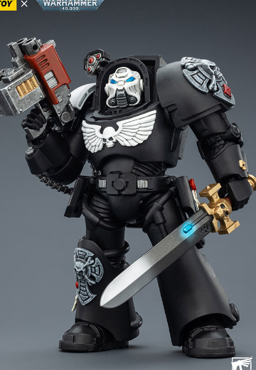 战锤40000 暗鸦守卫 终结者1 配备能量剑和暴风爆矢枪