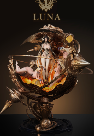 艺术家联名【神话】系列-月神【LUNA】 | Hpoi手办维基