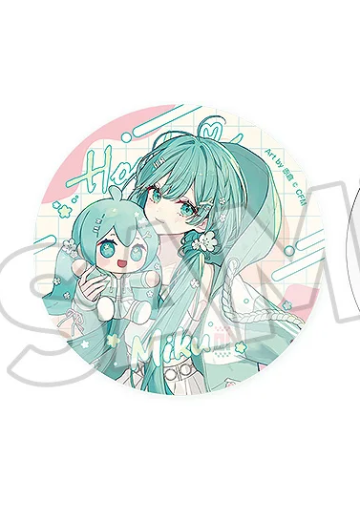 初音未来 未来抱抱系列 徽章 花朵 | Hpoi手办维基
