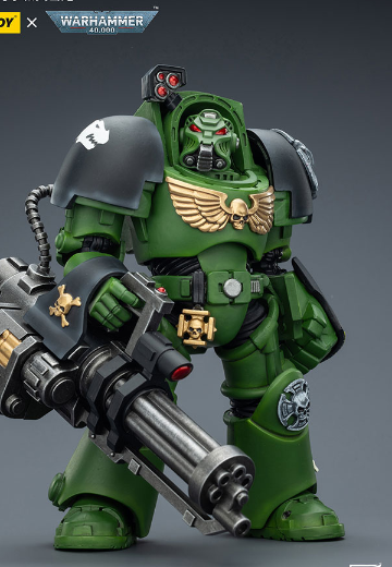 战锤40000 火蜥蜴 终结者3 配备动力拳和突击炮