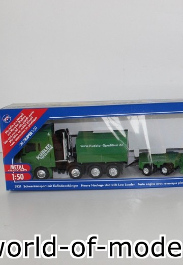 3931 MAN TGA大件运输牵引车+低装载平板拖车 | Hpoi手办维基