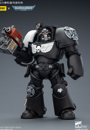 战锤40000 暗鸦守卫 终结者2 配备动力拳和暴风爆矢枪