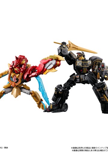 迷你塑料模型 头号合体系列03 黑色大兽神＆孤狼斩刃50套装