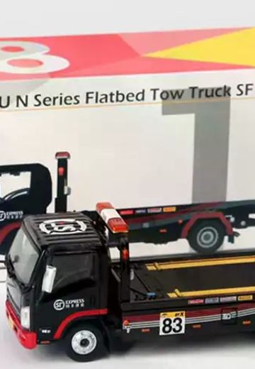 城市18 五十铃N系平板拖曳卡车；顺丰快递