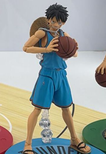 S.H.Figuarts 航海王×NBA 蒙奇·D·路飞 -俄克拉荷马城雷霆队 ver.- | Hpoi手办维基