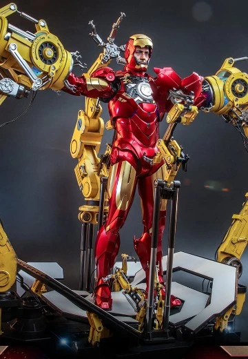 QS021 《钢铁侠2》钢铁侠MK4  可动人偶 + 拆甲台套装