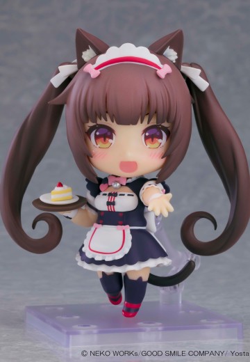 粘土人#3036 巧克力 猫娘乐园世界连结版 | Hpoi手办维基