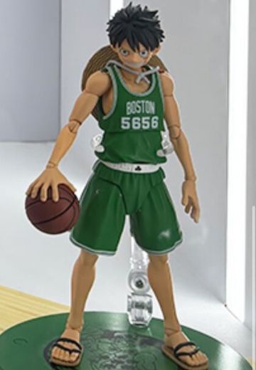 S.H.Figuarts 航海王×NBA 蒙奇·D·路飞 -波士顿凯尔特人队 ver.- | Hpoi手办维基