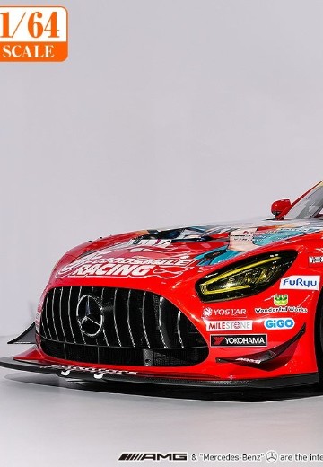 初音未来 GT企划 1/64 GOODSMILE 初音未来 AMG 2026 开幕战 | Hpoi手办维基