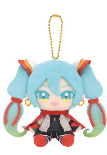 高达45周年 × 初音未来 Q版坐姿毛绒玩偶 初音未来 × 机动武斗传G高达