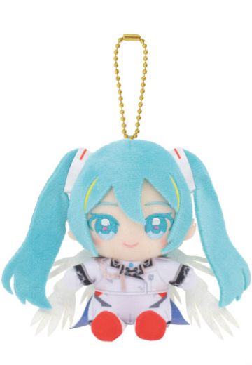 高达45周年 × 初音未来 Q版坐姿毛绒玩偶 初音未来 × 飞翼高达零式EW