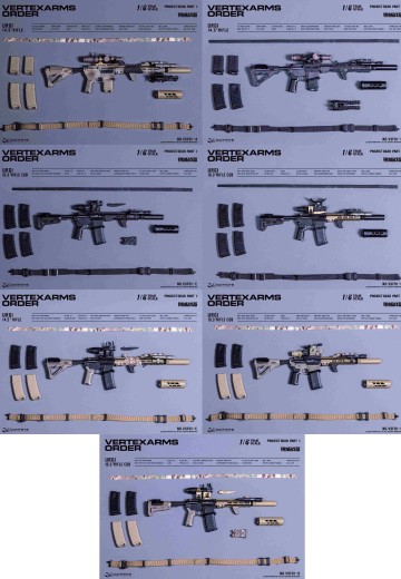锐械战备武器吊卡第一弹 VERTEXARMS ORDER SERIES