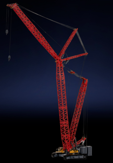 TT比例 40-1020 三一SCC4000履带式起重机