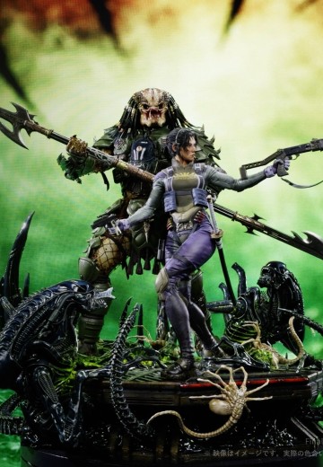 异形大战铁血战士 野口真知子和 断牙铁血战士 | Hpoi手办维基