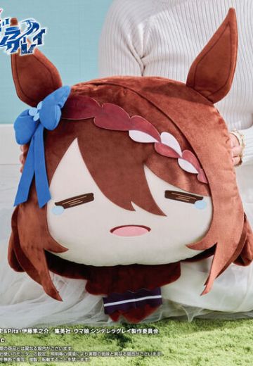 赛马娘 闪耀优俊少女 大脸毛绒玩偶 超级溪流