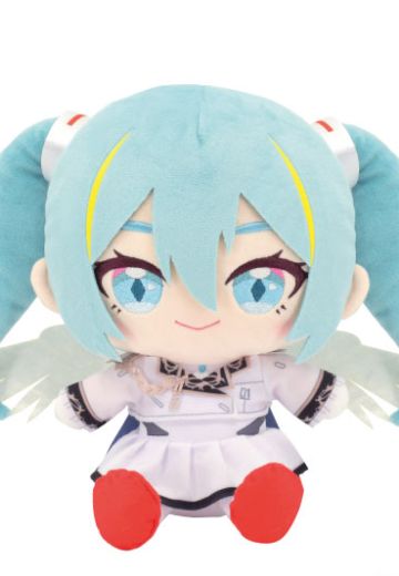 高达45周年 × 初音未来 毛绒玩偶 初音未来 × 飞翼高达零式EW