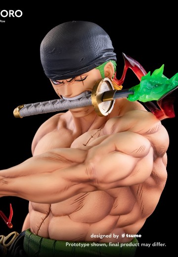Tsume Art BIJUtsu系列 航海王 One Piece 草帽海贼团 海贼猎人 罗罗诺亚·索隆 1:4 雕像