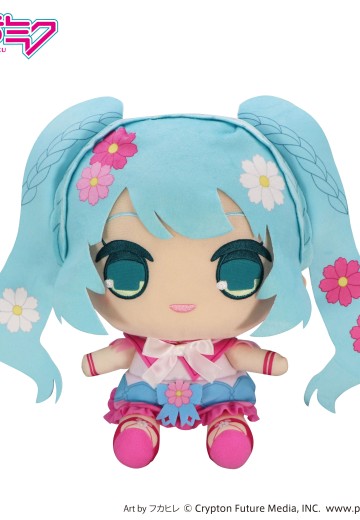 圆滚滚大号毛绒玩偶 初音未来 波斯菊 | Hpoi手办维基