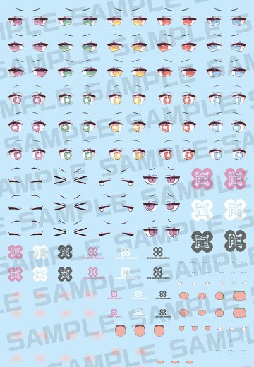 女神装置 M.S.G PUNI★MOFU 龙 眼睛水贴套装