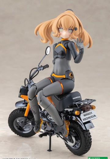 女神装置 PUNI☆MOFU 赛车兔兔 和 本田 Z50J-1 Monkey
