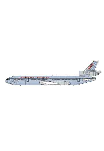 10871  1/200飞机系列 MD-11 演示验证机