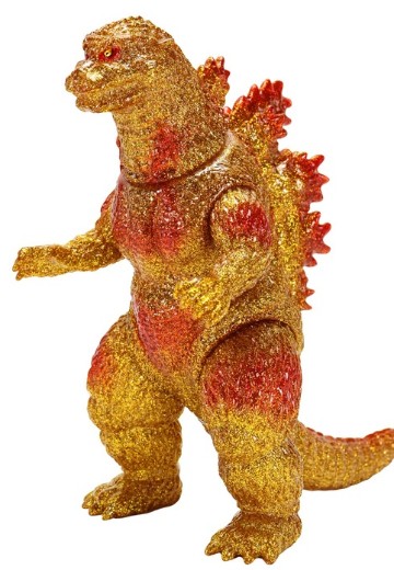大尺寸复古软胶系列 哥斯拉（1995）限定 黄金闪耀亮片版 【GODZILLA STATION限定配色】 | Hpoi手办维基