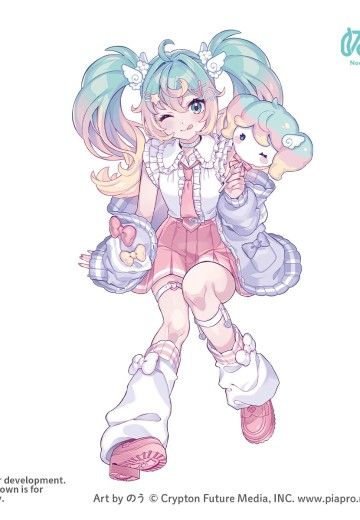 压泡面 初音未来 甜蜜校园 马卡龙 | Hpoi手办维基