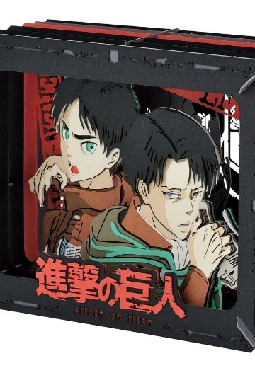进击的巨人 纸剧场 PT-175 艾伦和利威尔 | Hpoi手办维基