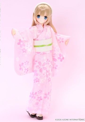 POD012-SYG  Sarah's a la Mode 莎拉/甜蜜时光 浴衣系列~金发~ Labelshop秋叶原店开业12周年纪念款(AZONE网上商店限定)