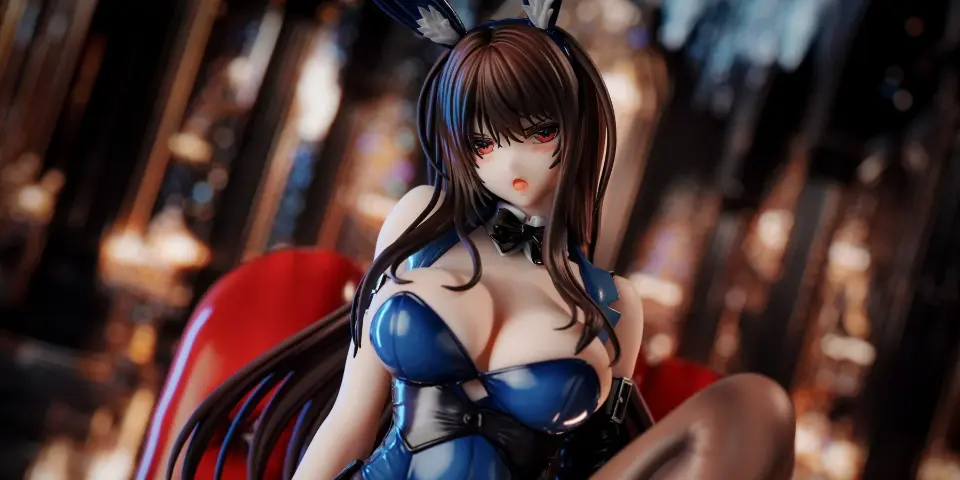 害羞的兔女郎写真