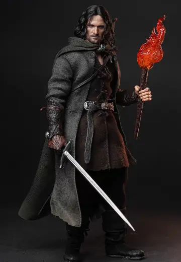 圆野文化X非玩玩具 指环王 阿拉贡 1/12 布衣可动手办