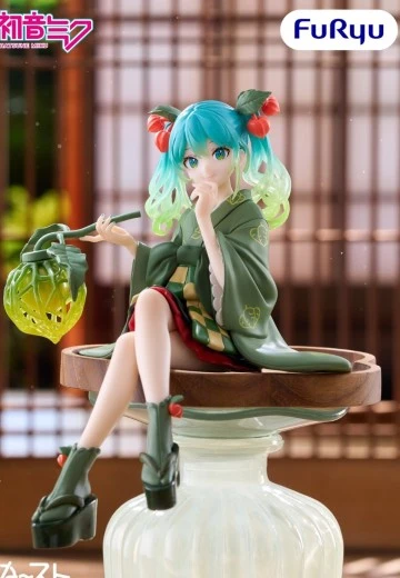 压泡面 初音未来 花仙子 冬樱 绿色 手办封面 - 洛克手办百科