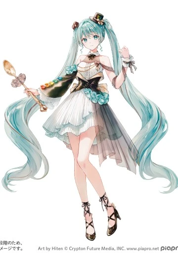 FuRyu赏 初音未来×滋露巧克力 A赏 初音未来 咖啡牛轧糖 手办封面 - 洛克手办百科