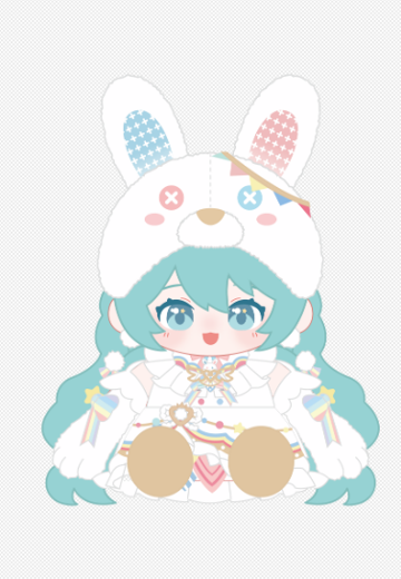 初音未来·未来有你2026演唱会-初音未来坐姿大娃