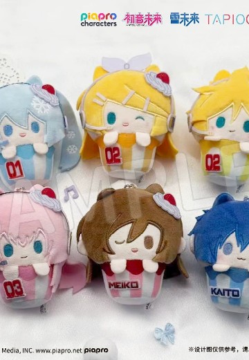 初音未来 纸杯蛋糕毛绒玩偶盲盒 雪未来