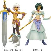 ドットハック・サイン ラバブルコレクション 第2弹 ブラックローズ＆スバル 2种套件