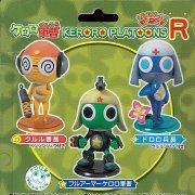 KERORO军曹  KERORO PLATOONS フィギュア FAKeroro・库鲁鲁・Dororo３種セット