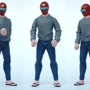 超・漢の魂 天体戦士桑雷德 系列 桑雷德 ソフビフィギュア