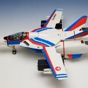 超时空要塞マクロス 1/48 完全変型版 VF-1A エンジェルバーズ仕様机