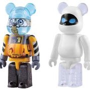 ベアブリック-000WE ウォーリー＆イヴ ２体巴克