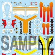 ダン铁球戦机 LBXステッカー(12) LBX伊卡洛斯・ゼロ＆LBX伊卡洛斯・フォース用