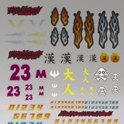 ダン铁球戦机 LBXステッカー(3) LBXストリートカスタム