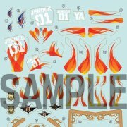 ダン铁球戦机ウォーズ LBXステッカー(17) LBXドットフェイサー＆LBXガウンタ・イゼルファー用