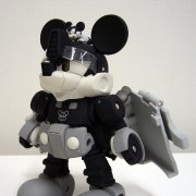 变形金刚 ディズニーレーベル ミッキーマウストレーラー モノクローム