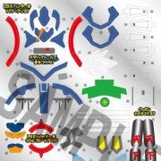 ダン铁球戦机 LBXステッカー(5) LBX猎人＆LBXハカイオー用