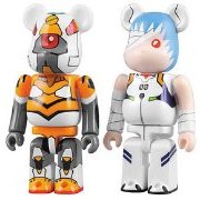 ベアブリック No.000EVA-B EVA新剧场版：序 2体SETB 零号机＆レイ(EVA)