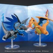 宝可梦拼装模型系列 No.36+No.38 特选系列 超级喷火龙X VS 超级喷火龙Y