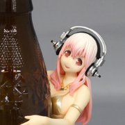 超级索尼子 そに子のなかよしほーるどフィギュア 白水着 / ゴールド水着 2种