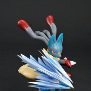 宝可梦拼装模型 No.35＋No.37 特选系列 超级路卡利欧 VS 超级火焰鸡套装 (ポケラマはじめよう)